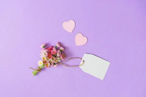 Summer creative composition in minimal style. White and pink Mar Stock Photos