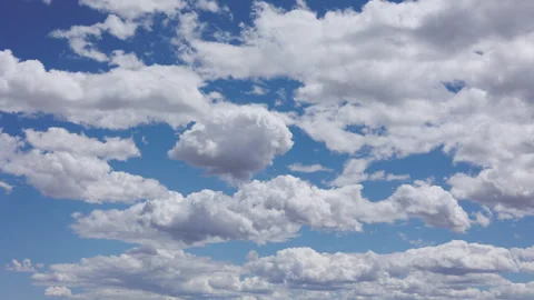 Summer Cumulus Clouds Timelapse Background 스톡 동영상 342766181