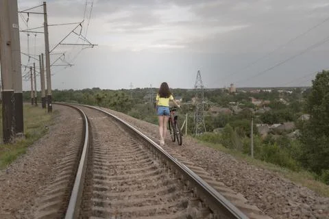 Summer cycling Stock Photos