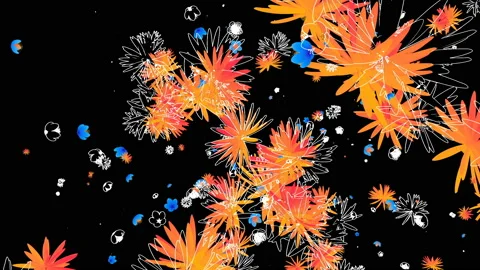 Summer dance Stock Footage 123672544