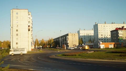 Summer Dawn Ring Road, Timelapse Stock Footage 127280496