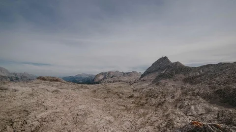 Summer day in the Austrian Alps Steinernes Meer 4K time-lapse Stock-Footage 99787280