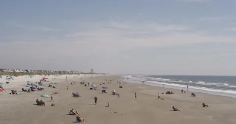 Summer Day at The Beach Stock Footage 251761282