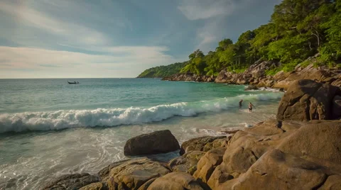 Freedom Beach Phuket Stock Video Footage | Royalty Free Freedom Beach ...