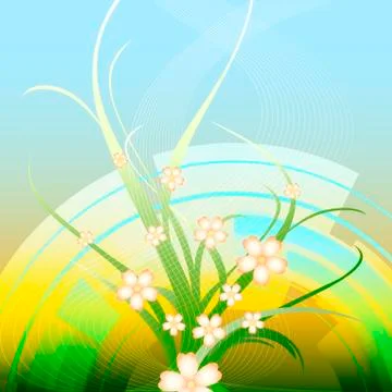 Summer day Stock Illustration