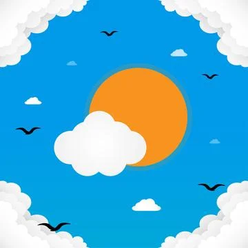 Summer day Stock Illustration