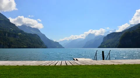 Summer day on the lake. Stock Footage 54447028