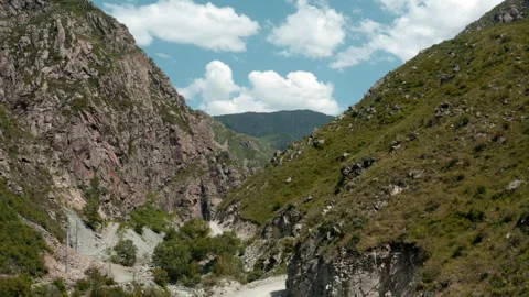 Summer day in the mountains 스톡 동영상 243698170