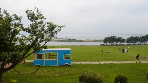 Summer day in the park 動画素材 127031802