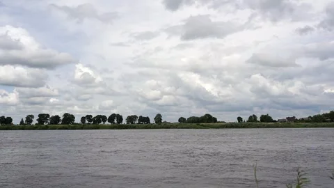 Summer day on the river Stock Footage 278517474