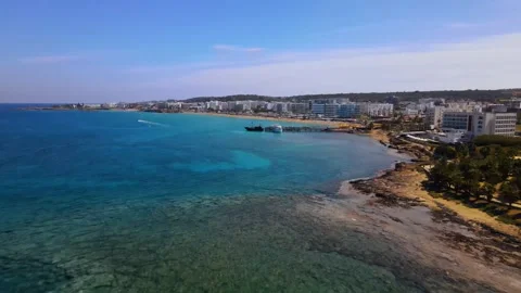 Summer days in Protaras, Cyprus Stock Footage 307310732