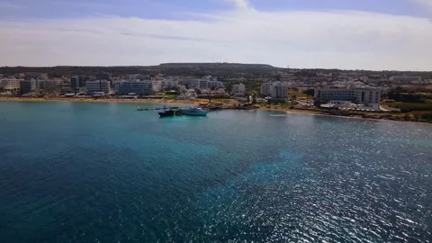 Summer days in Protaras, Cyprus Stock Footage 307313128