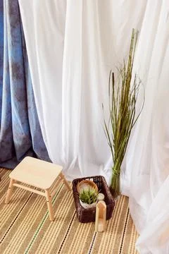 Summer decor at the room Stock Photos