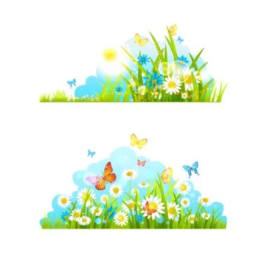 Summer design elements Illustrazione stock