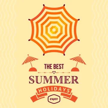 Summer design Illustrazione stock