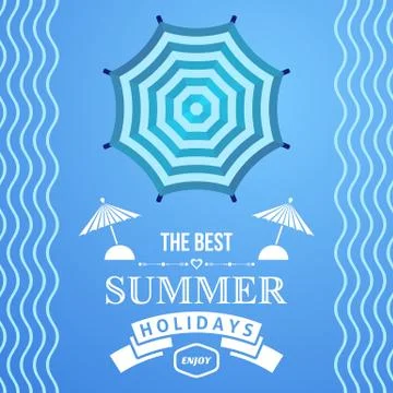 Summer design Stock-Illustration