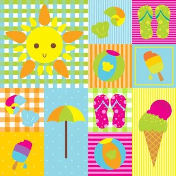 Summer design Stock Illustration