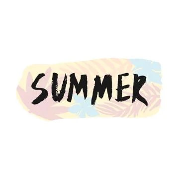 Summer Design Stock Illustration