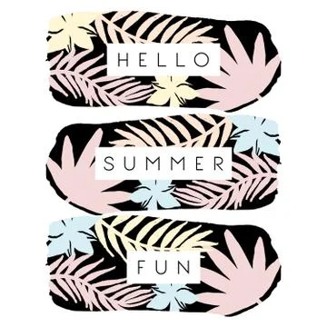Summer Design Stock Illustration
