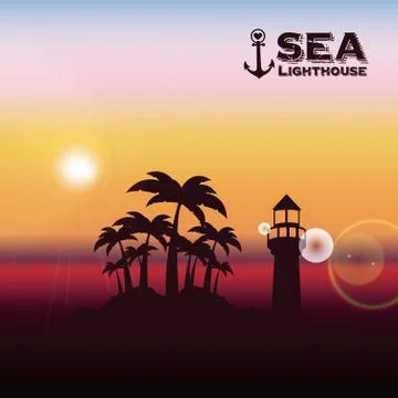 Summer design over light background vector illustration Stock Illustration