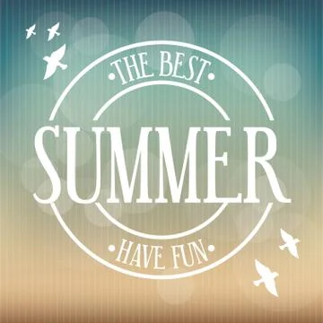 Summer design over pattern background vector illustration イラスト素材