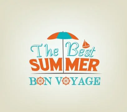 Summer design poster Stock Illustration