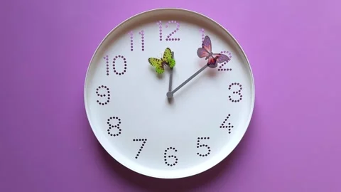 Summer design watch. Concept of rapid passage of time, modern rhythm of life. Stock Footage 236172988