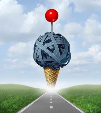 Summer destination choice 库存插图
