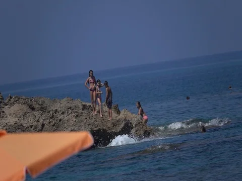 Summer dives Stock Footage 78703042