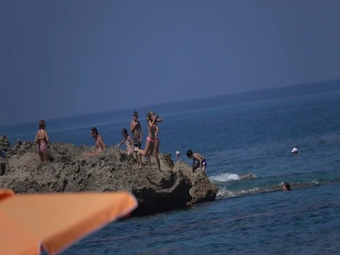 Summer dives Stock Footage 78721459