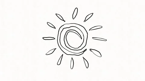 Summer doodle animation Video stock 220356697