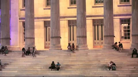 Summer in Downtown Brooklyn Stock Footage 21880535