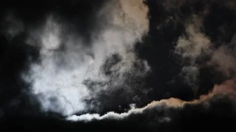 Summer dramatic clouds impressions, Germany Stock Footage 138326028