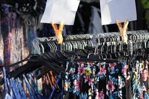 Summer dresses Stockfoto's