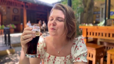 Summer Drink Delight Stock Footage 311658434