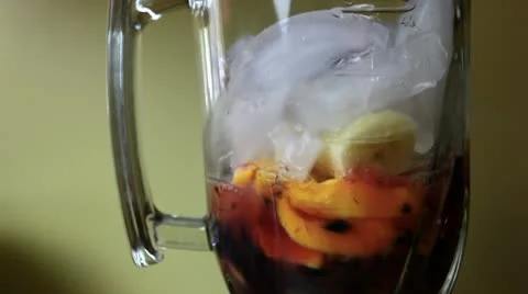 Summer in a drink Stock Footage 12169926