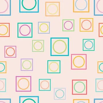 Summer drinks seamless repeat pattern for wrapping paper,textile Stock Illustration