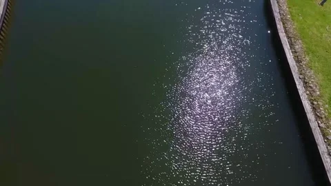 Summer drone view of Augustow Canal, Belarus 스톡 동영상 139213765