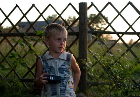 Summer evening Stock Photos