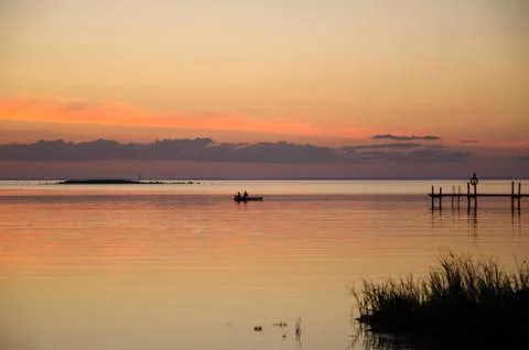 Summer evening Stock Photos