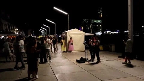 Summer evening in Split. Stockbeeldmateriaal 247672579