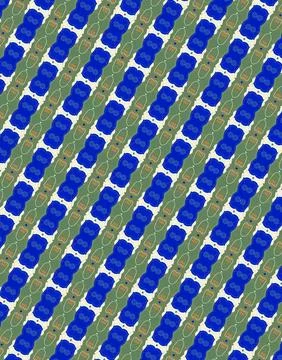 Summer evergreen refresh contour tile using mixed geometric design detail a.. Stock-Illustration