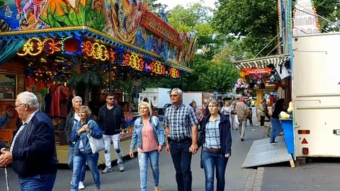 Summer Fair in Germany Stock Footage 95182143