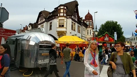 Summer Fair in Germany Stock Footage 95183416