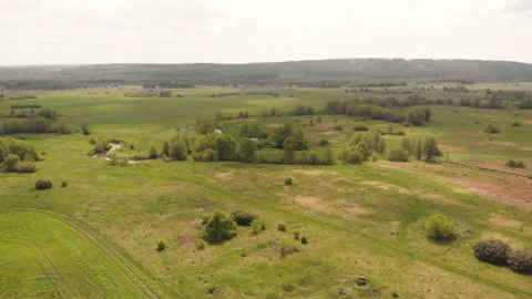 Summer field river Stock Footage 146663264