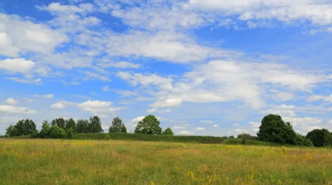 Summer field timelapse 库存影片 7730093