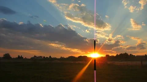 Summer Flare Time Lapse Stock Footage 11765495