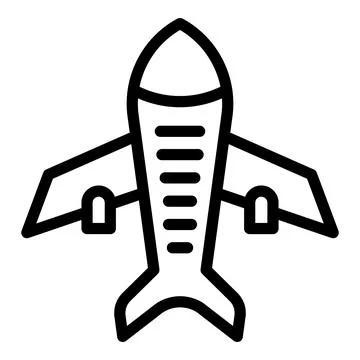 Summer flight icon outline vector. Wind kite Stock Illustration