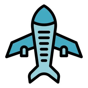 Summer flight icon vector flat Stockillustratie