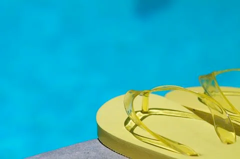 Summer flipflops Stock Photos